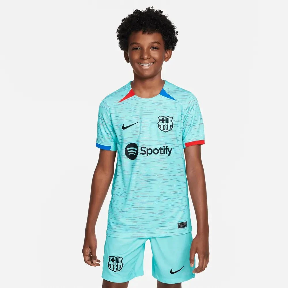 Nike 2023-24 Barcelona Youth Stadium Third Jersey - Image 2