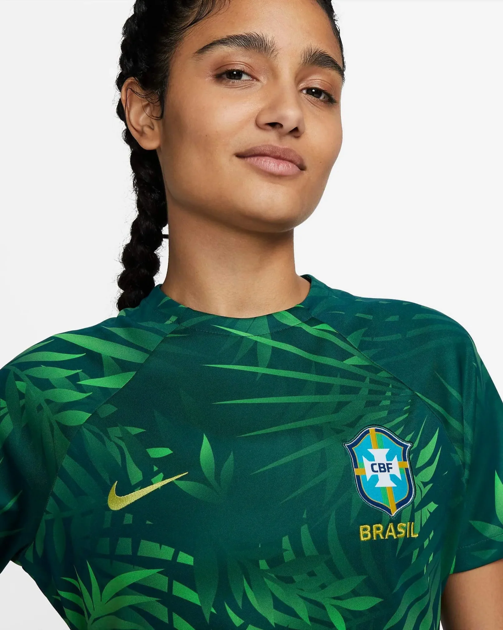 Nike 2023-24 Brazil Women's Academy Pre-Match Jersey - Image 3