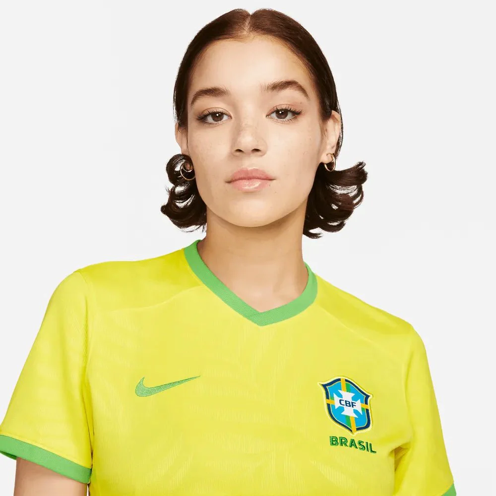 Nike 2023-24 Brazil Women's Stadium Home Jersey - Image 4