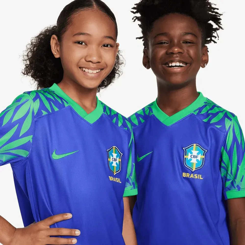 Nike 2023-24 Brazil Women's WC22 Youth Stadium Away Jersey - Image 3