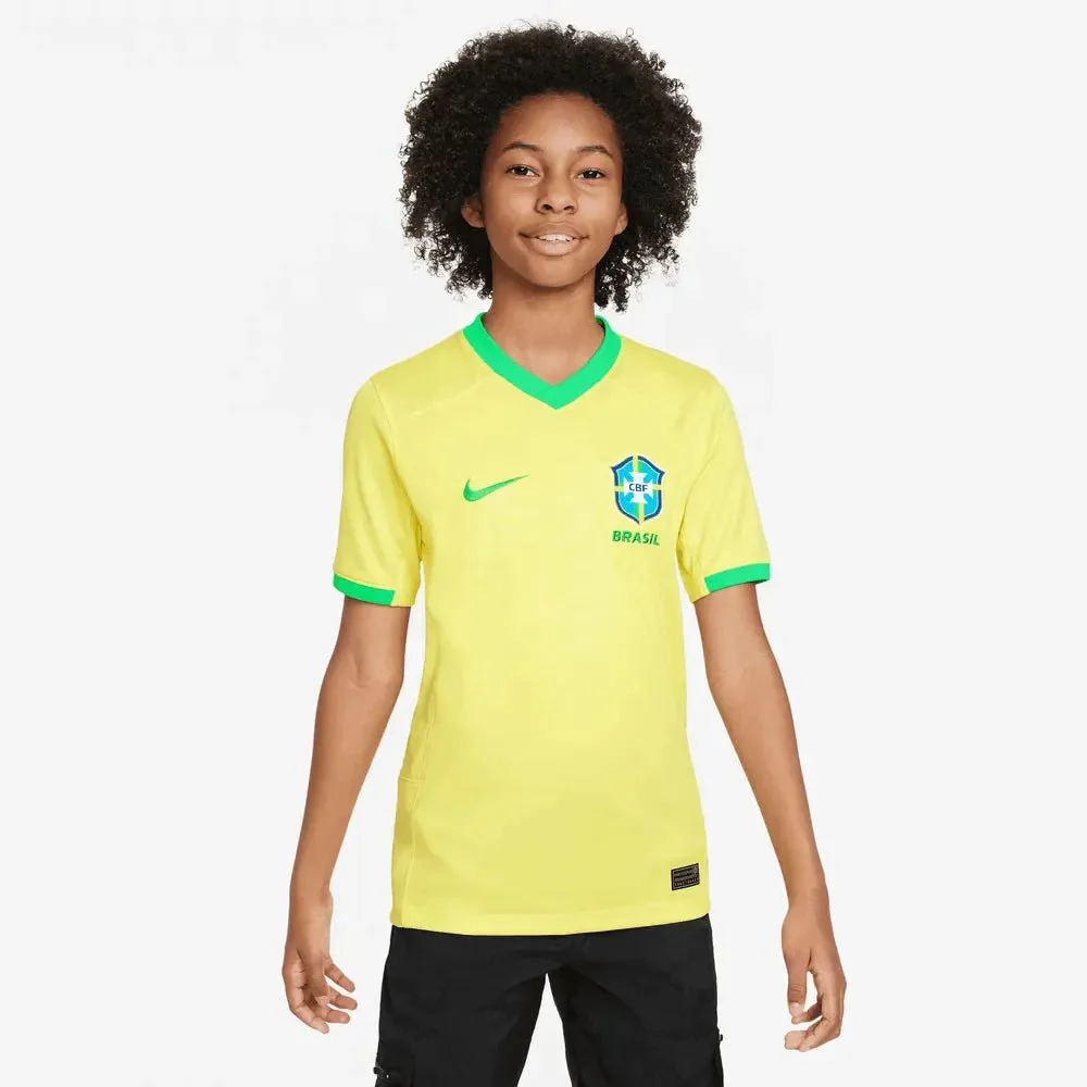 Nike 2023-24 Brazil Women's WC23 Youth Home Jersey - Image 3