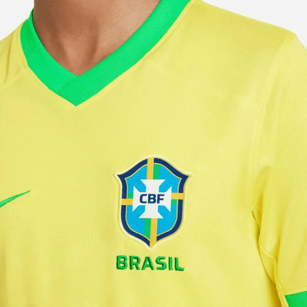 Nike 2023-24 Brazil Women's WC23 Youth Home Jersey - Image 5