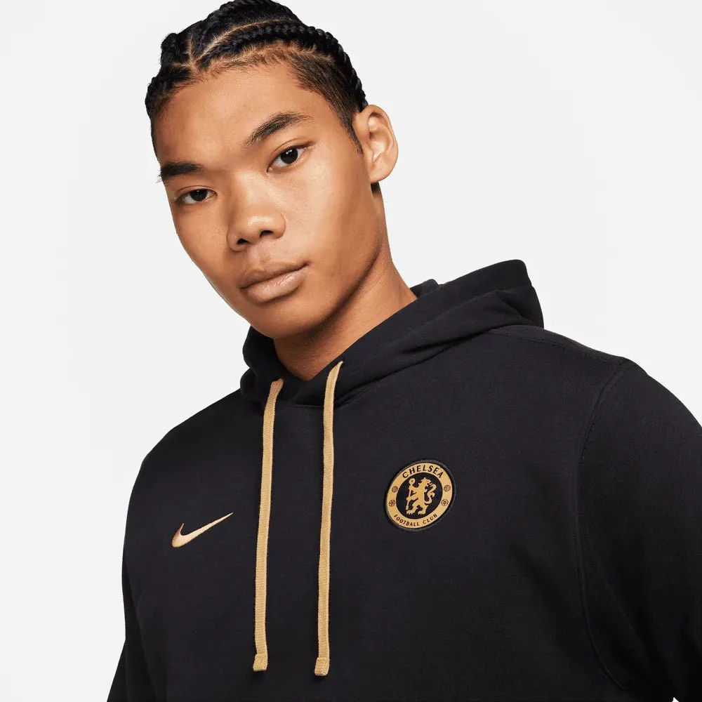 Nike 2023-24 Chelsea Men's Fleece Pullover Hoodie - Image 3
