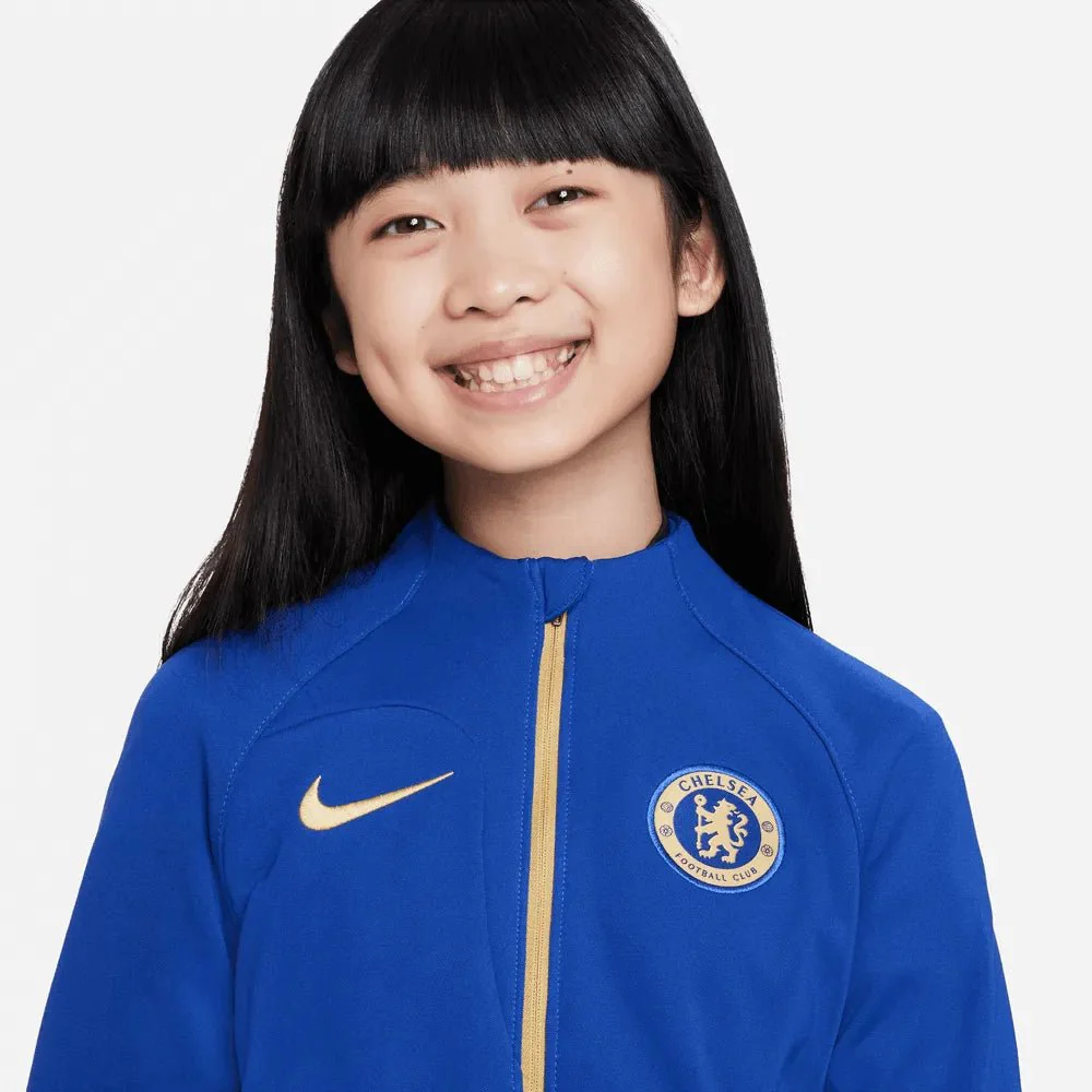 Nike 2023-24 Chelsea Youth Academy Pro Knit Jacket - Image 3
