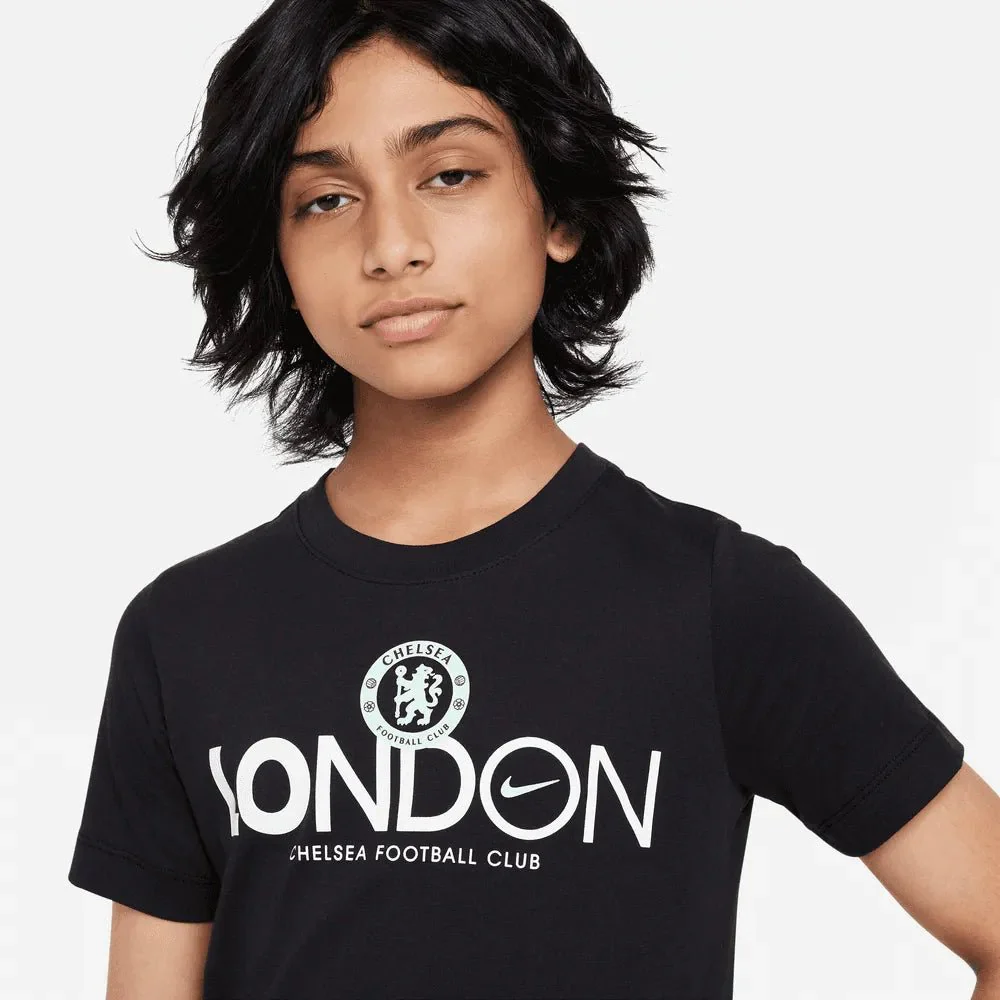 Nike 2023-24 Chelsea Youth Mercurial Tee - Image 3