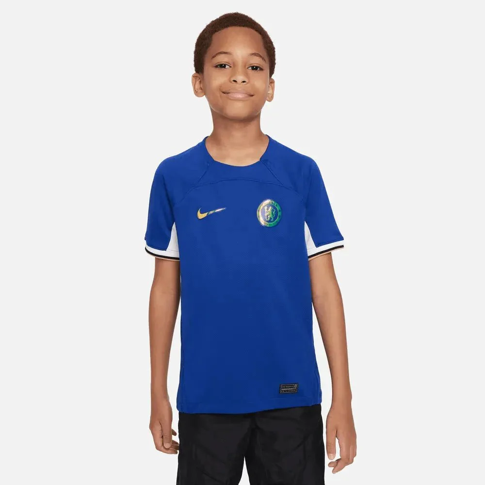 Nike 2023-24 Chelsea Youth Stadium Home Jersey - Image 3