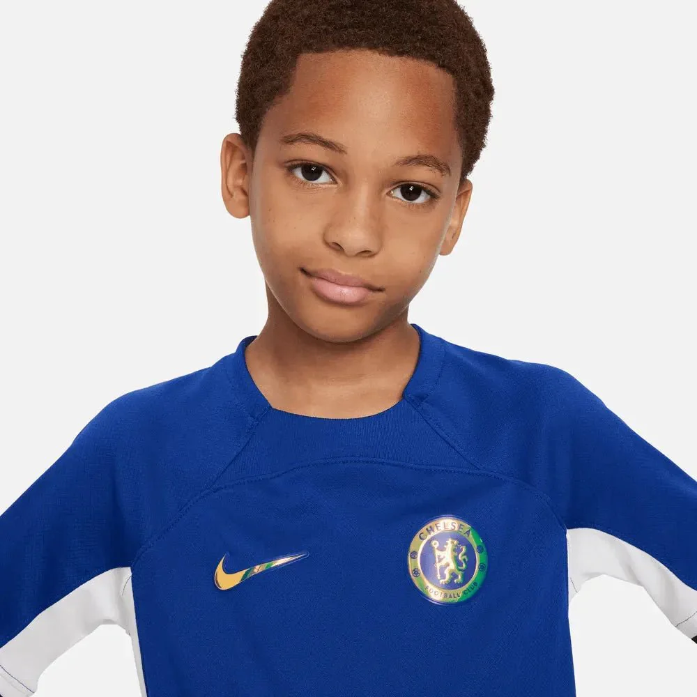 Nike 2023-24 Chelsea Youth Stadium Home Jersey - Image 5