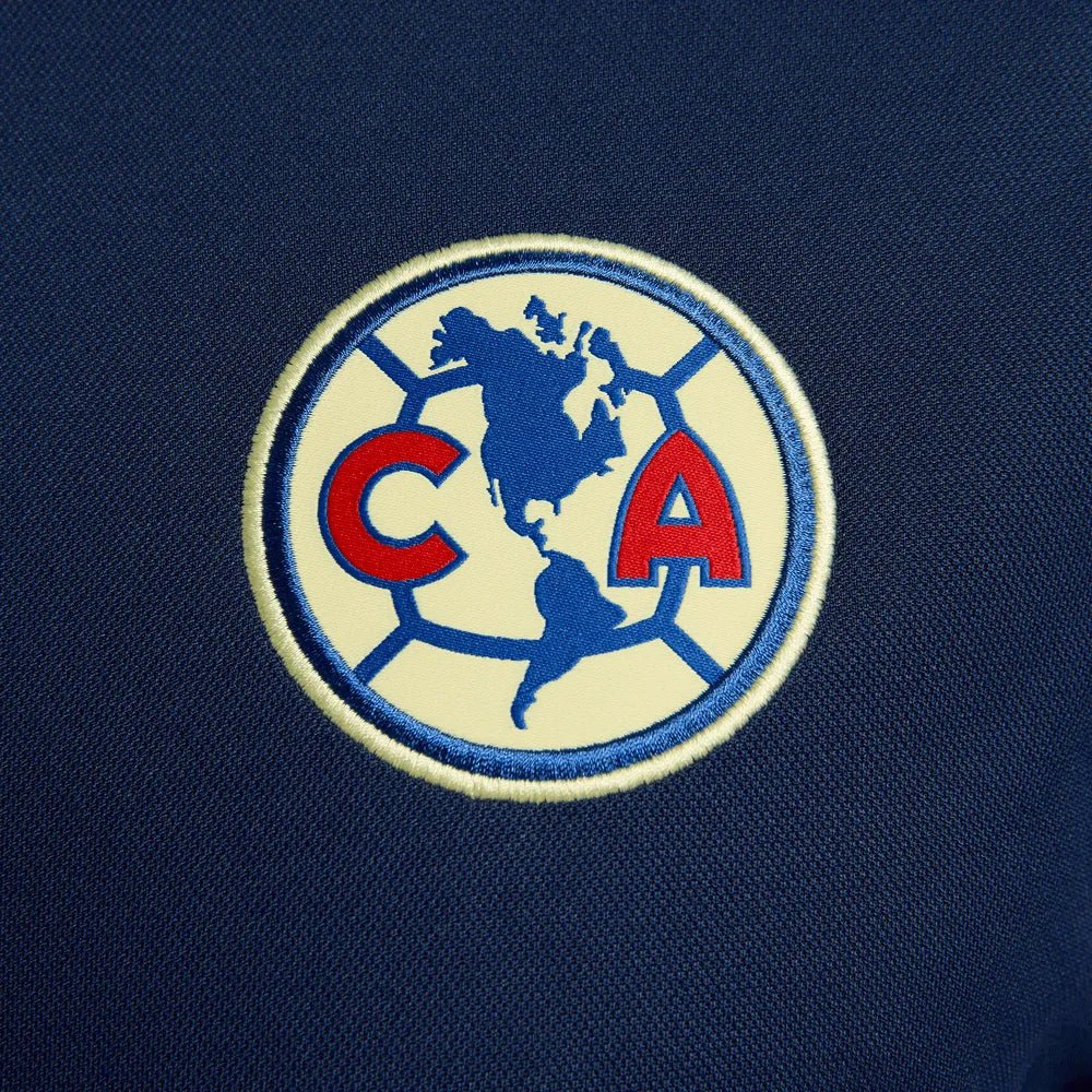 Nike 2023-24  Club America DF Polo - Navy - Red - Image 3