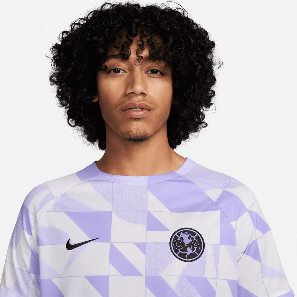 Nike 2023-24 Club America Men's Academy Pro Third Pre-Match SS Top - Image 3