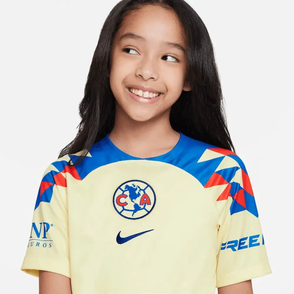 Nike 2023-24 Club America Youth Stadium Home Jersey - Image 3