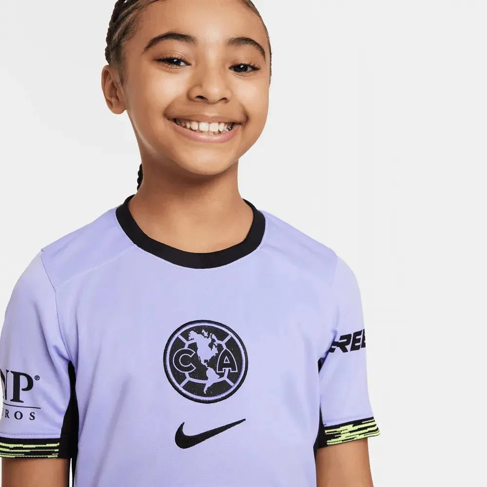 Nike 2023-24 Club America Youth Stadium Third Jersey - Image 3