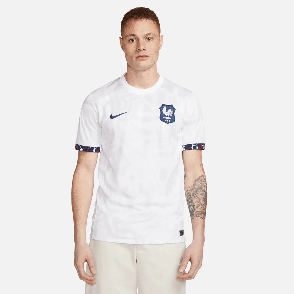 Nike 2023-24 France Women's (Men's Cut) Stadium Away Jersey - Image 3