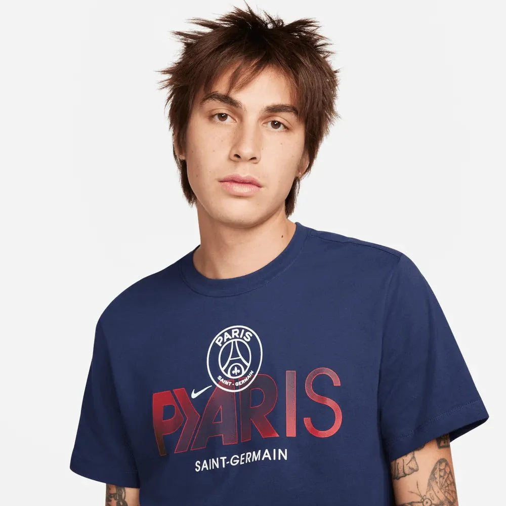 Nike 2023-24 PSG Men's Mercurial Tee - Image 3