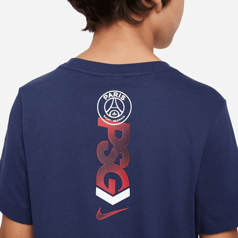 Nike 2023-24 PSG Youth Mercurial T-Shirt - Image 4