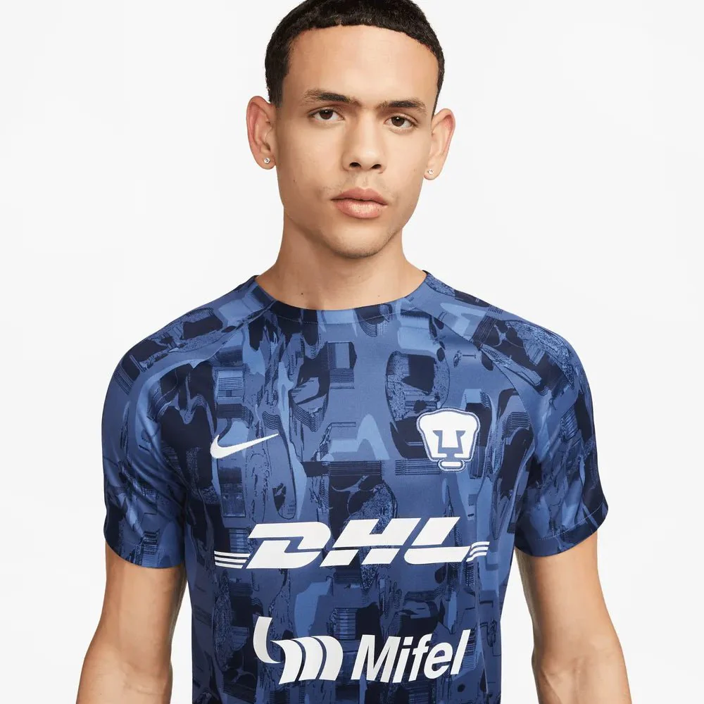 Nike 2023-24 Pumas Men's Academy Pro Pre-Match Jersey - Image 3