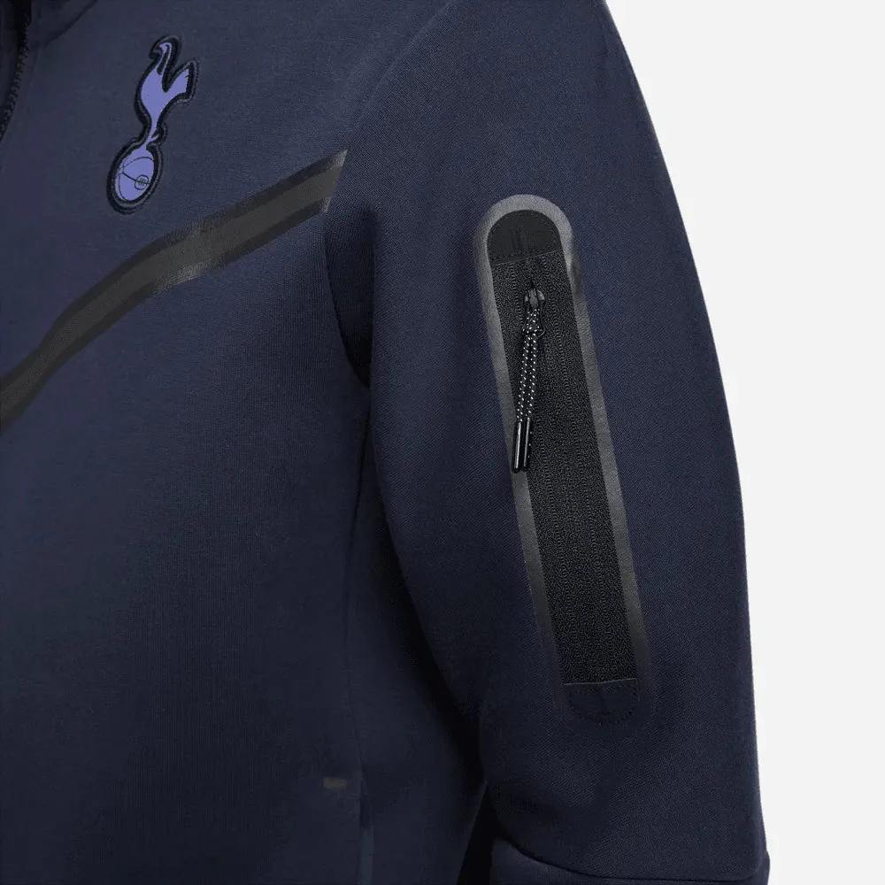 Nike 2023-24 Tottenham Tech Fleece Hooded jacket- Navy - Image 5