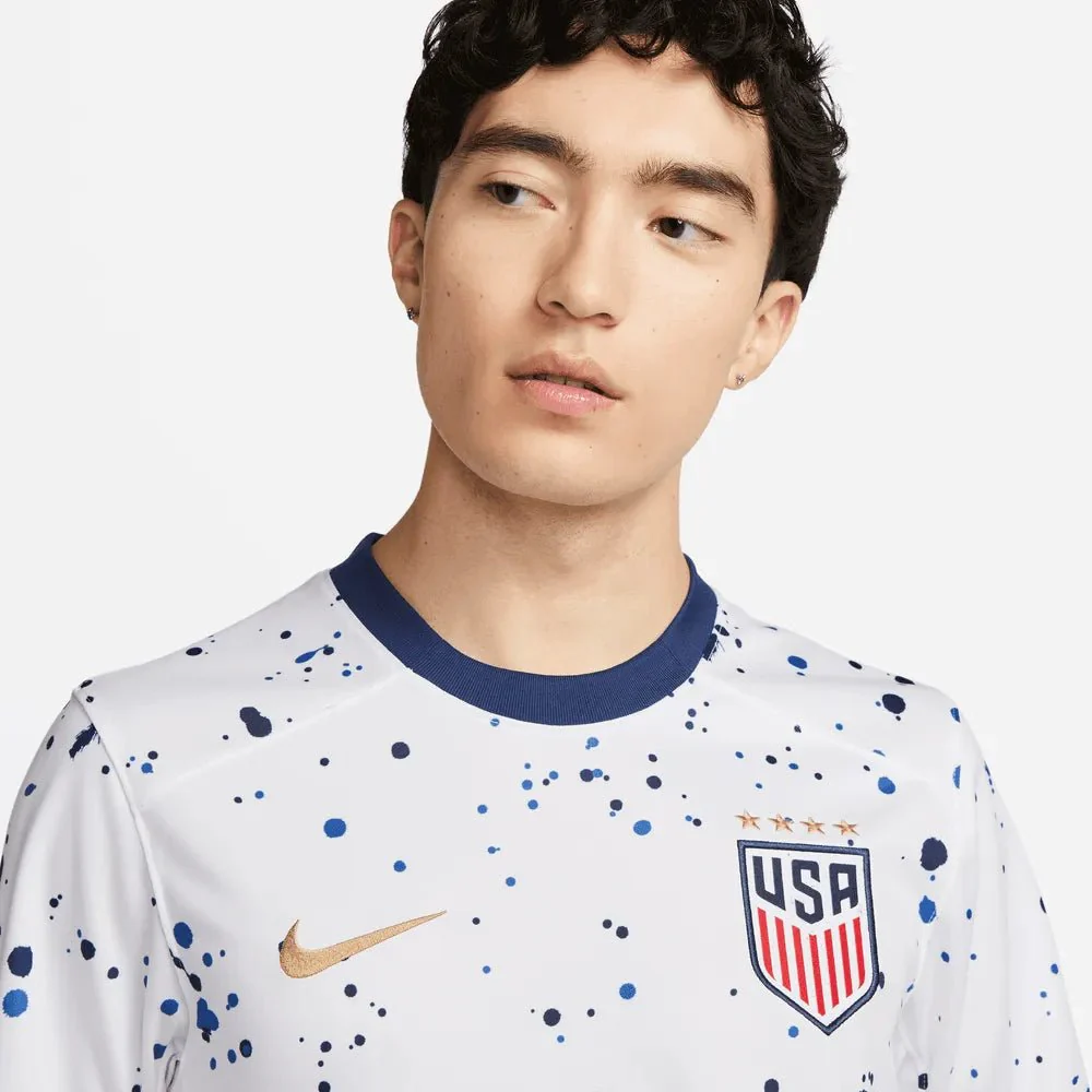 Nike 2023-24 USA Women's Stadium 4-Star Home Jersey (Men's Cut) - Image 6