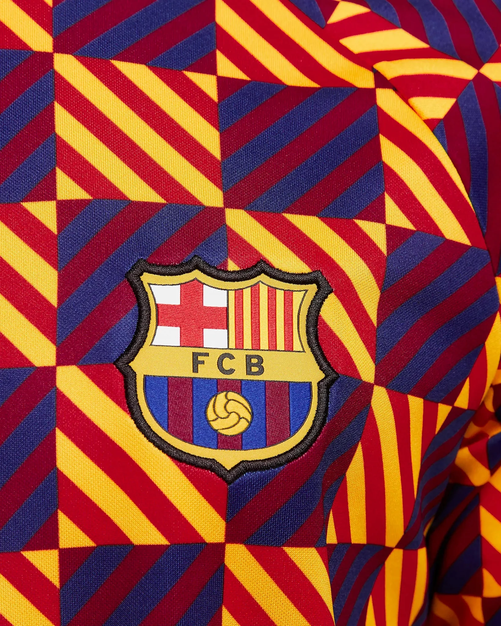 Nike 2023 Barcelona Men's Pre-Match Jersey - Image 5