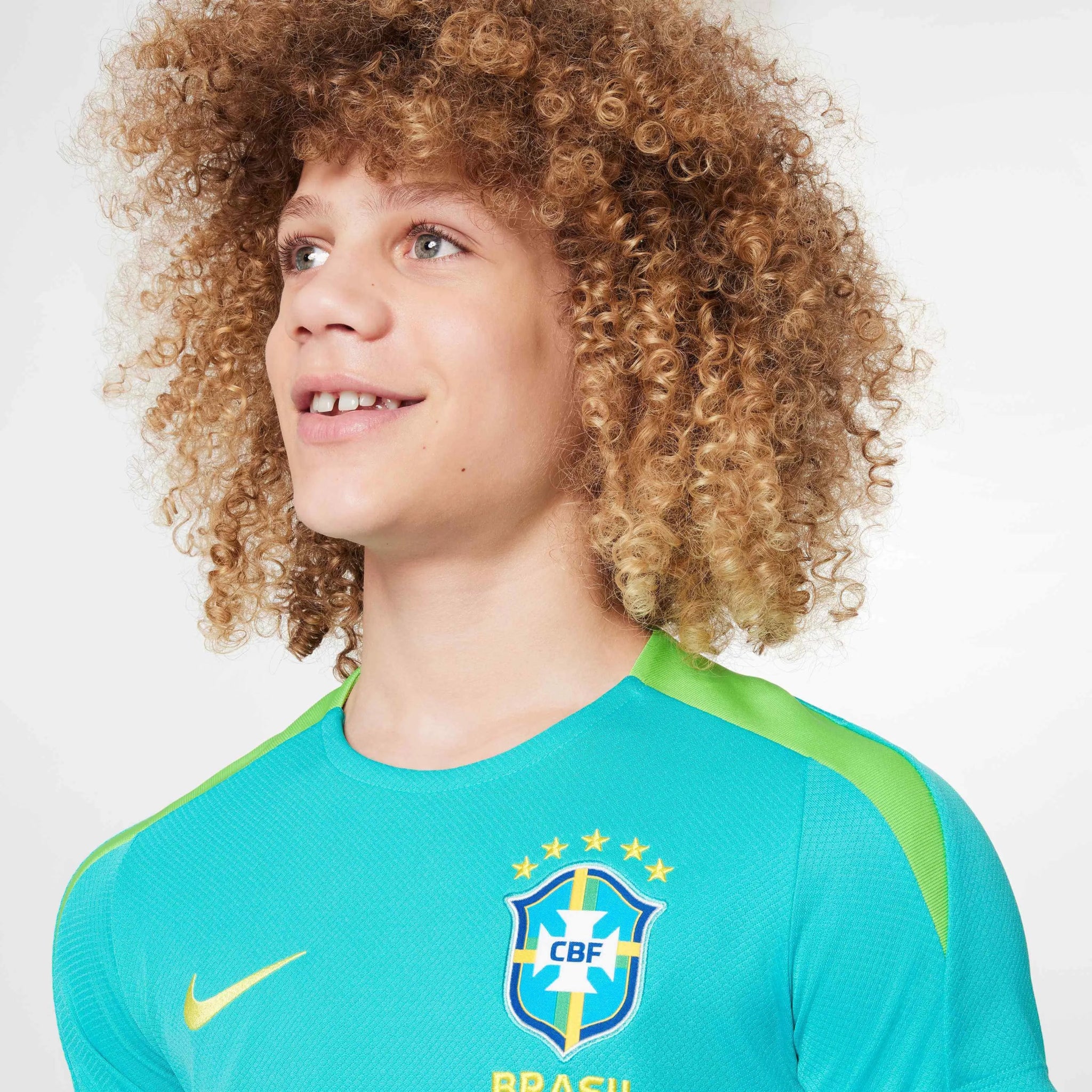 Nike 2024-25 Brazil Youth Dri-Fit Strike Top - Image 3