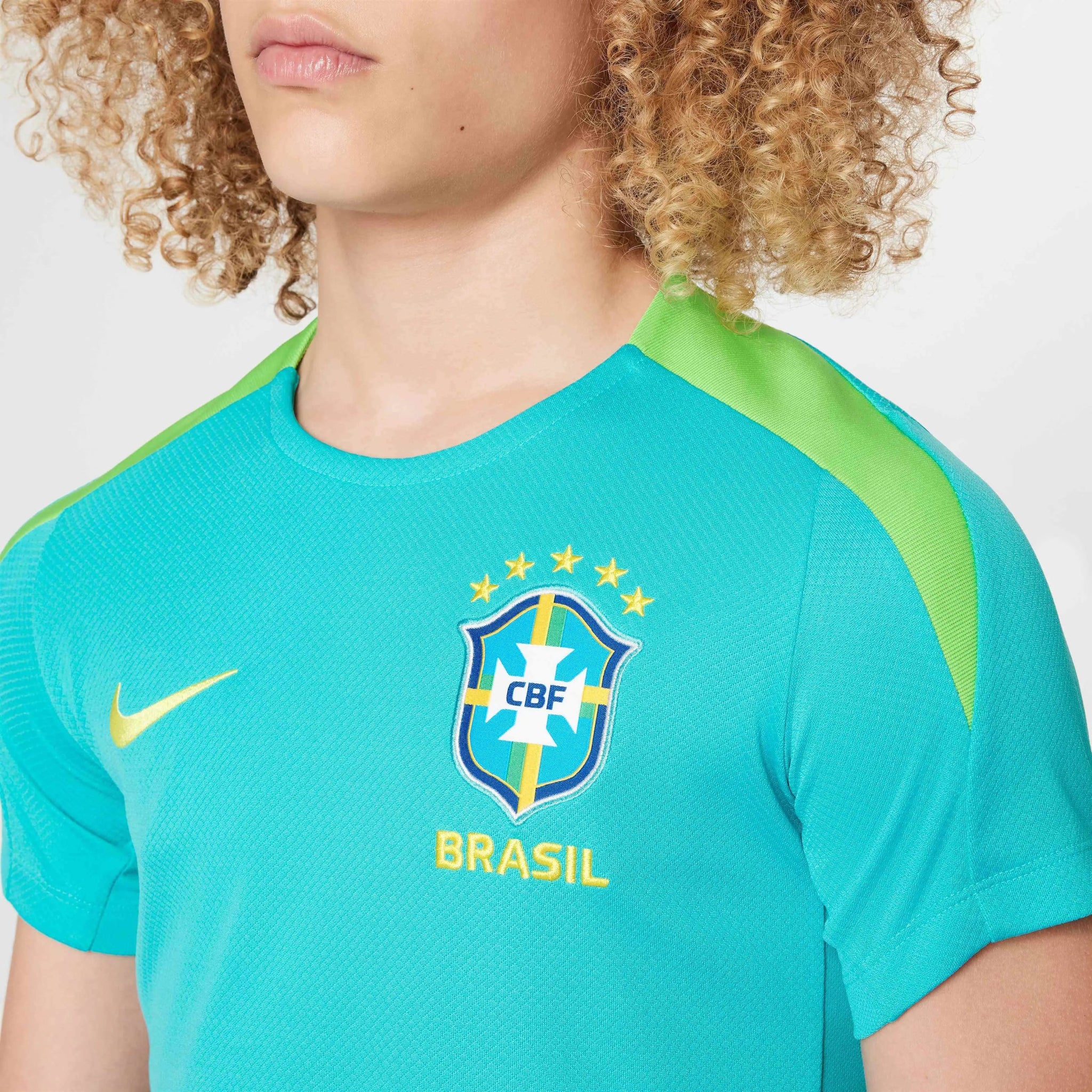Nike 2024-25 Brazil Youth Dri-Fit Strike Top - Image 4