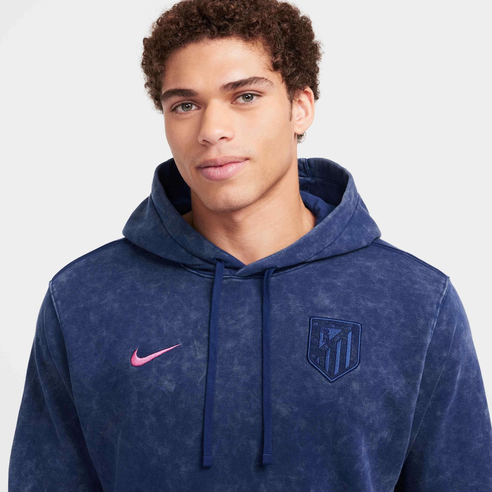 Nike 2024-25 Atletico Madrid Men's Club Pullover Hoodie - Image 3