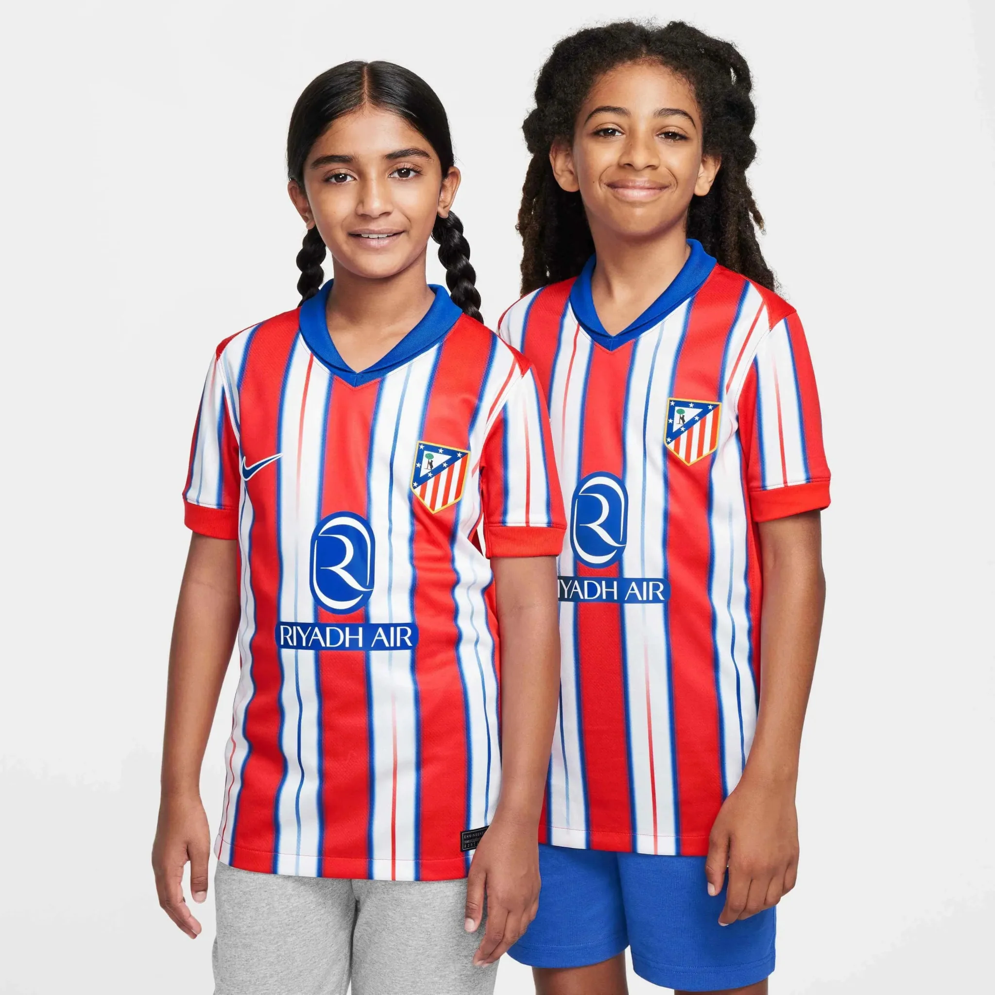 Nike 2024-25 Atletico Madrid Youth Stadium Home Jersey - Image 3