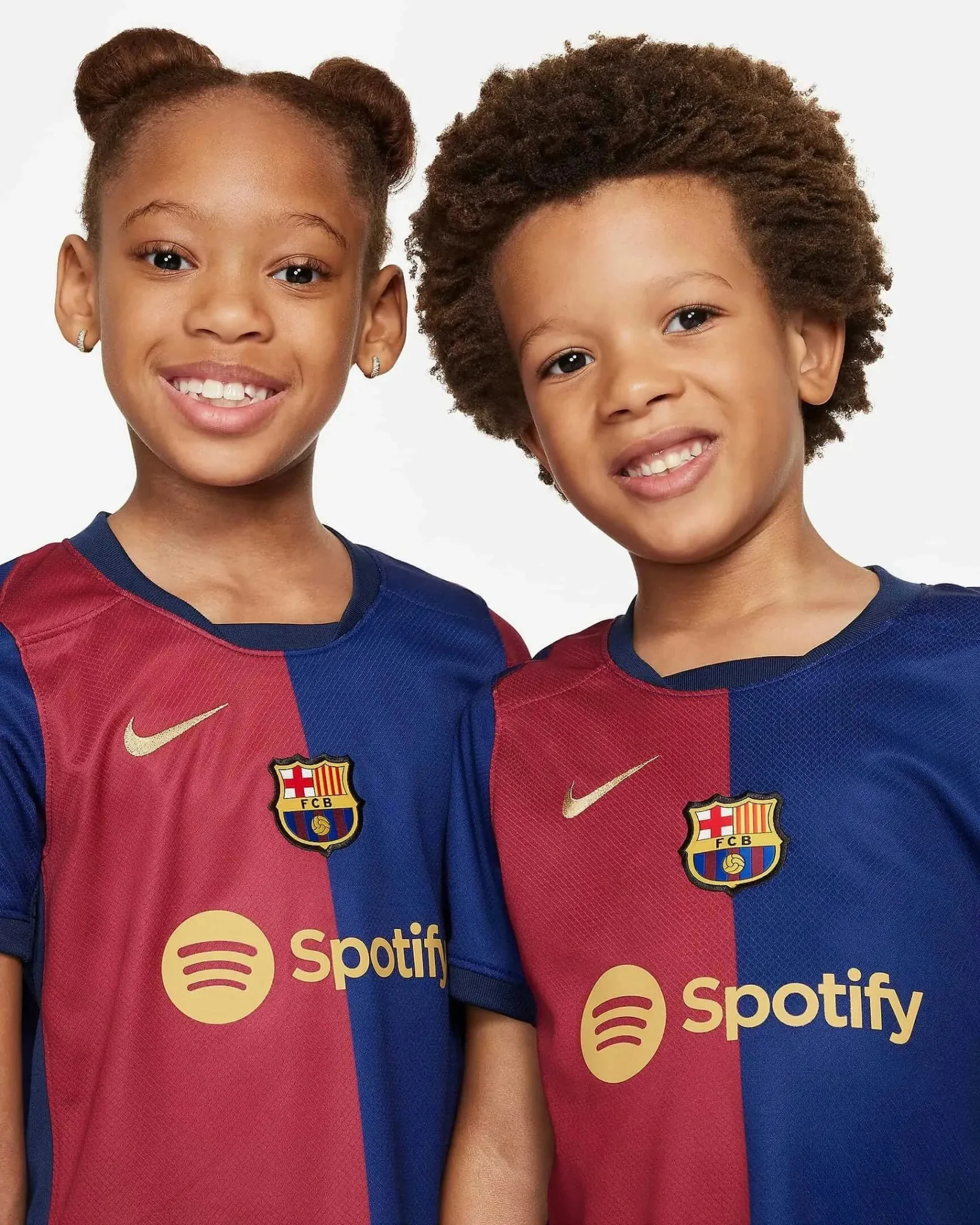 Nike 2024-25 Barcelona Little Kids' Stadium Home Kit - Image 6