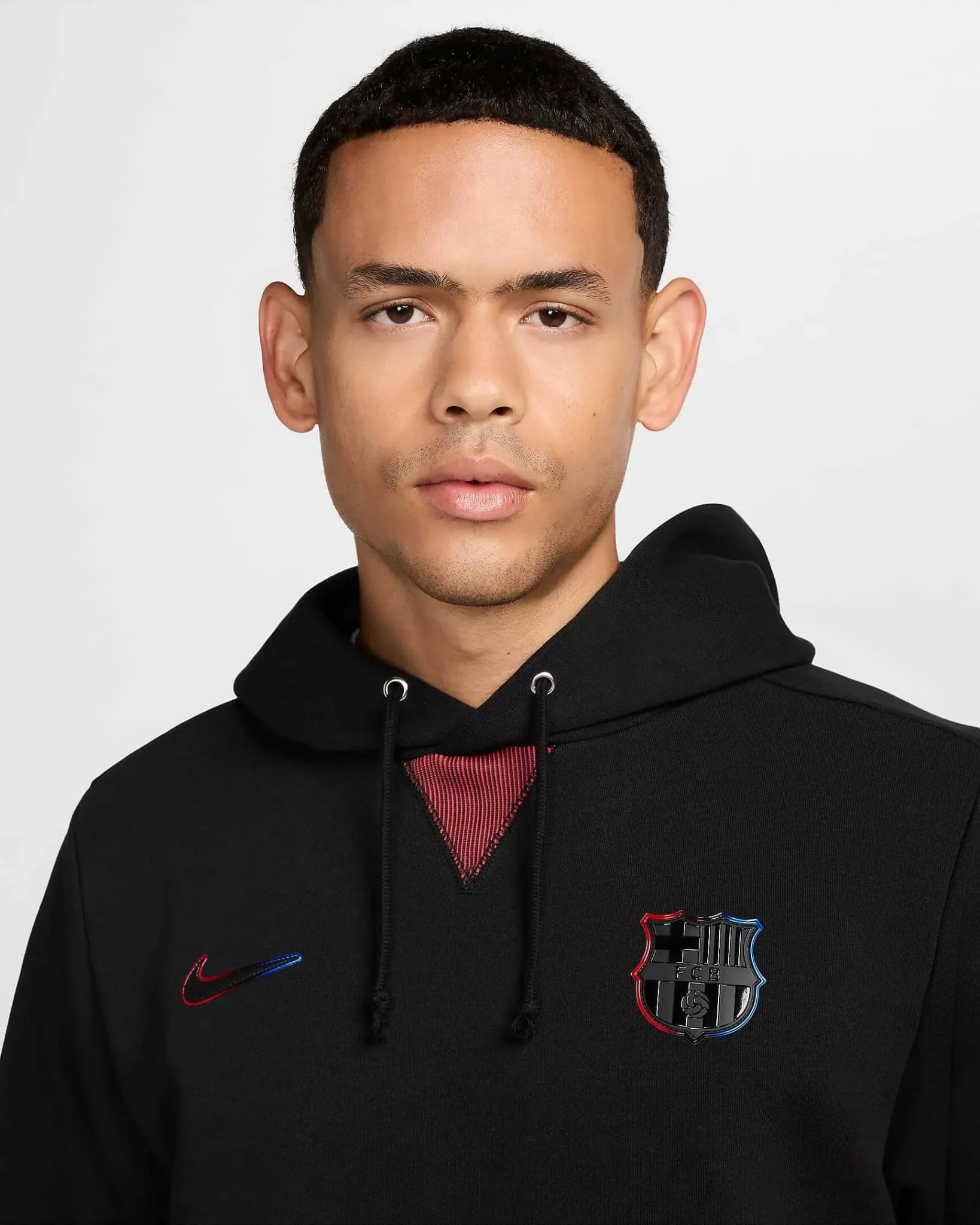 Nike 2024-25 Barcelona Men's Dri-FIT Pullover Hoodie - Image 3