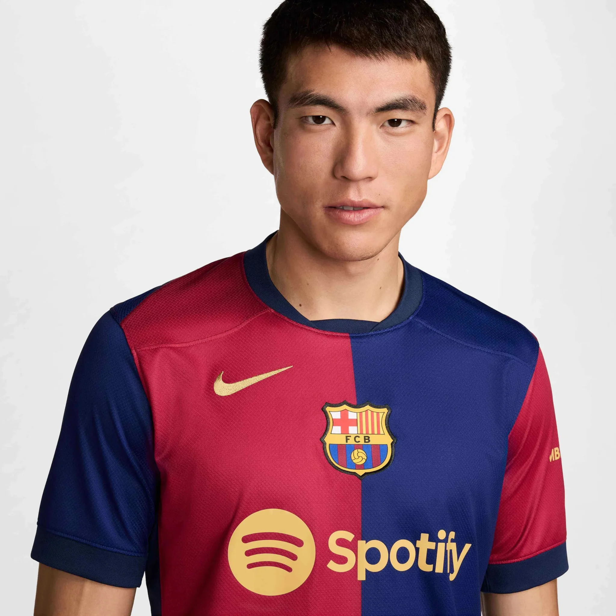 Nike 2024-25 Barcelona Men's Stadium Home Jersey - Image 3