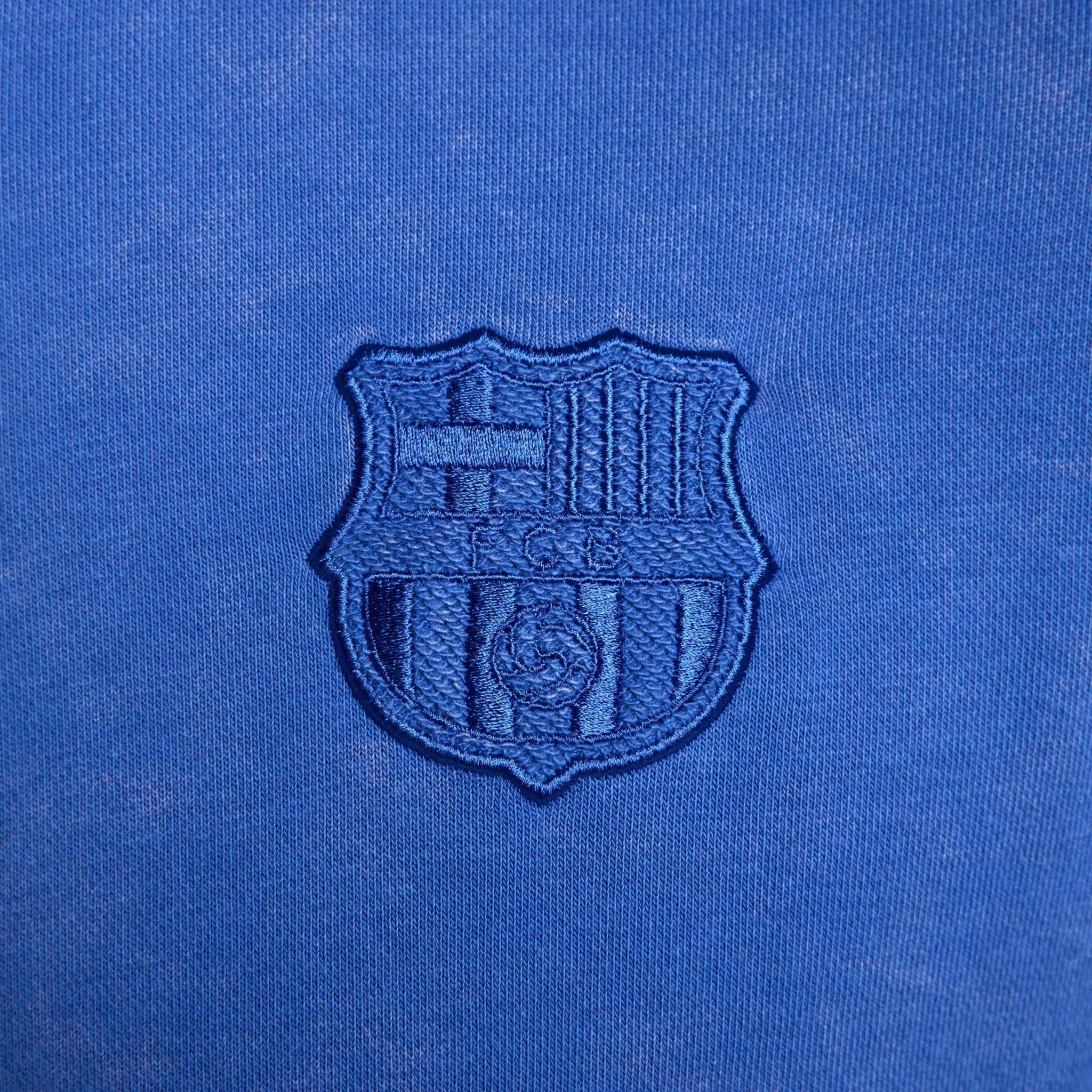 Nike 2024-25 Barcelona Men's Third French terry Full-Zip Hoodie - Image 5