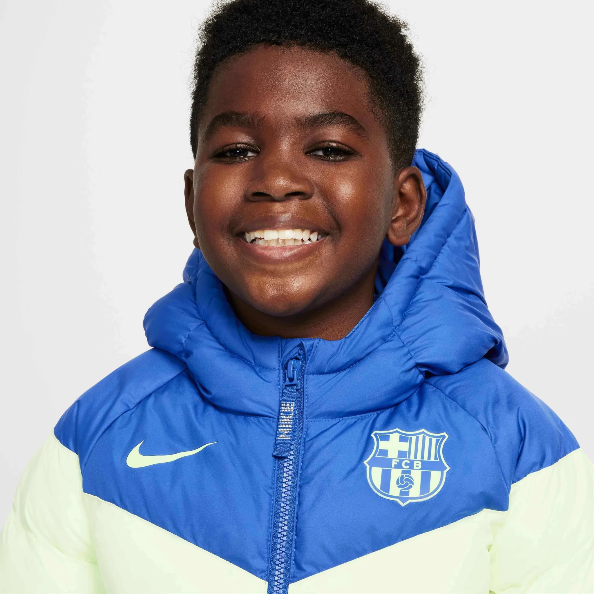 Nike 2024-25 Barcelona Youth Synethic Fill Hooded Jacket - Image 3