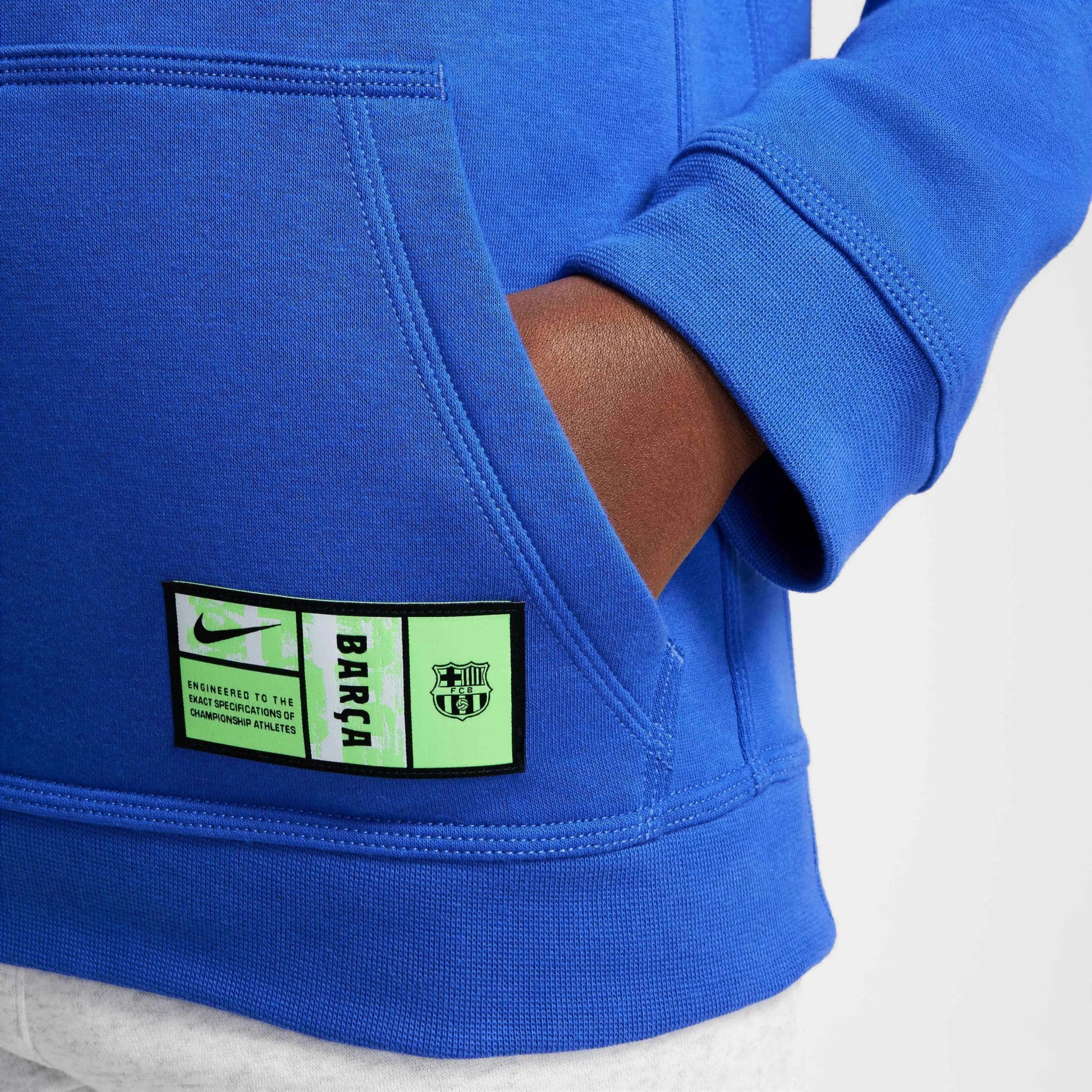 Nike 2024-25 Barcelona Youth Third Pullover Hoodie - Image 7