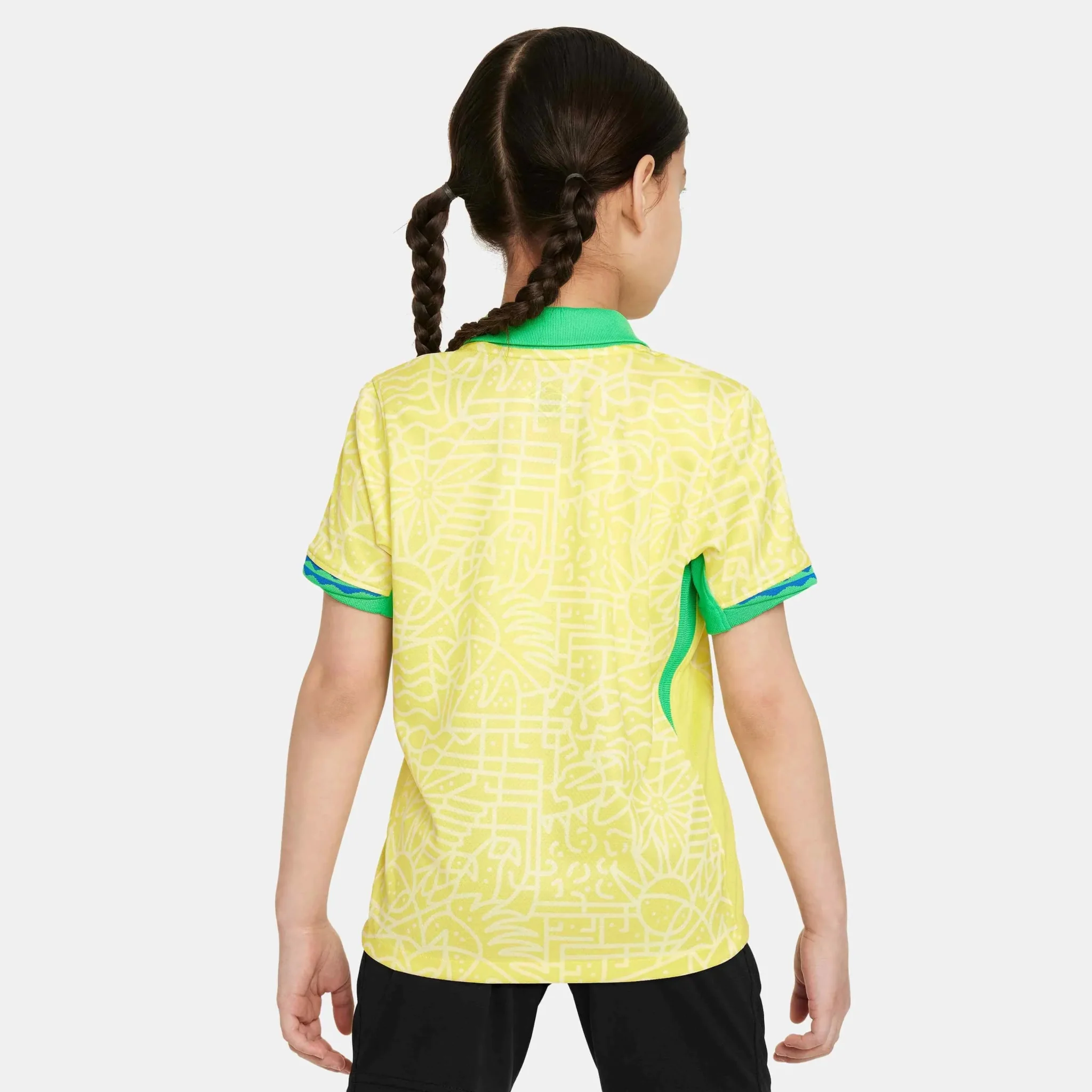 Nike 2024-25 Brazil Little Kids' Stadium Home Jersey - Image 2