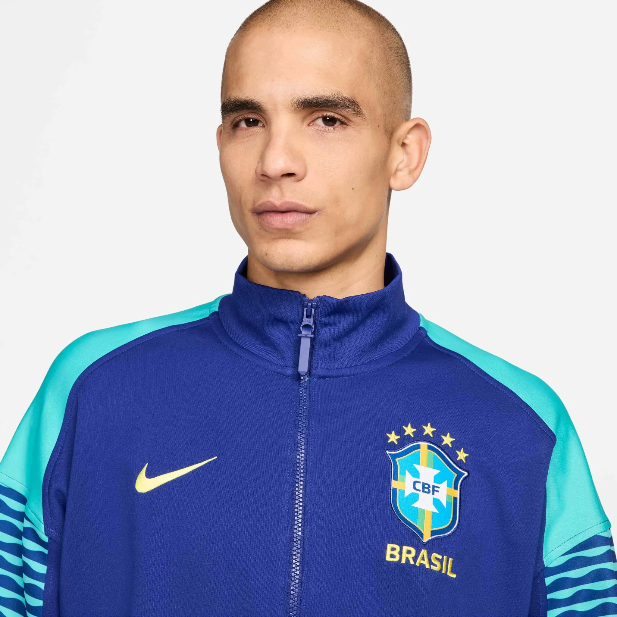 Nike 2024-25 Brazil Men's Anthem Jacket - Image 3