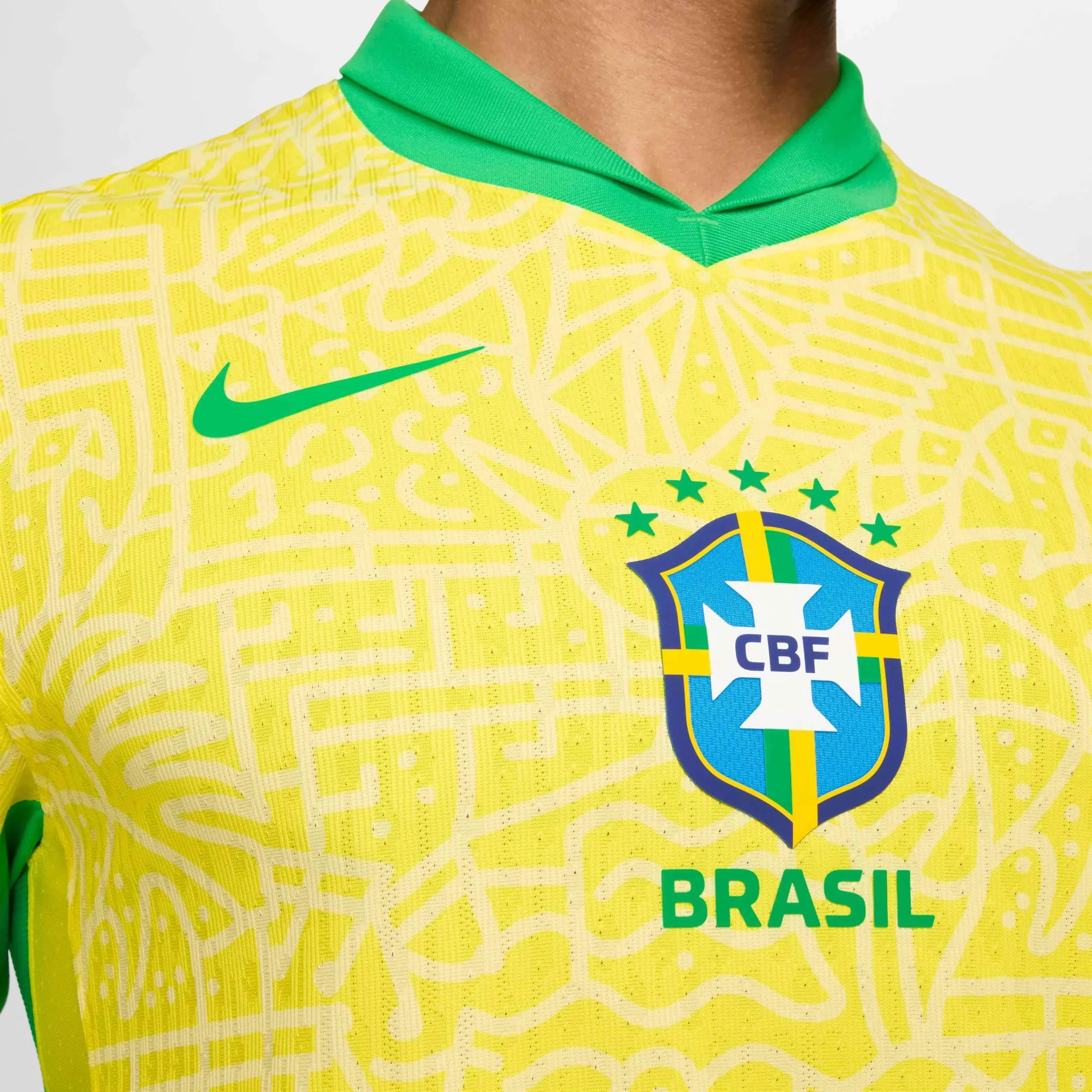 Nike 2024-25 Brazil Men's Authentic Home Jersey - Image 5