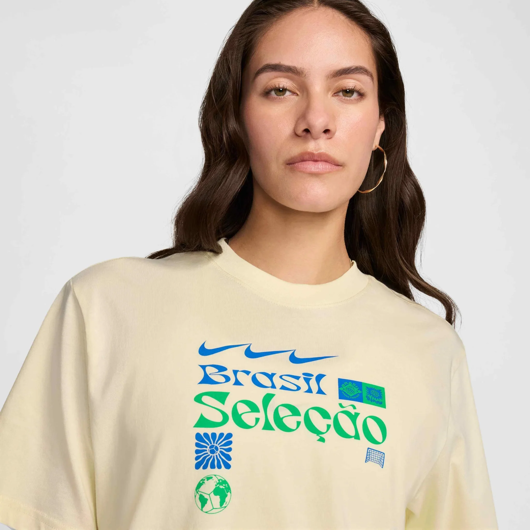 Nike 2024-25 Brazil Women's Earth SS Tee - Image 3