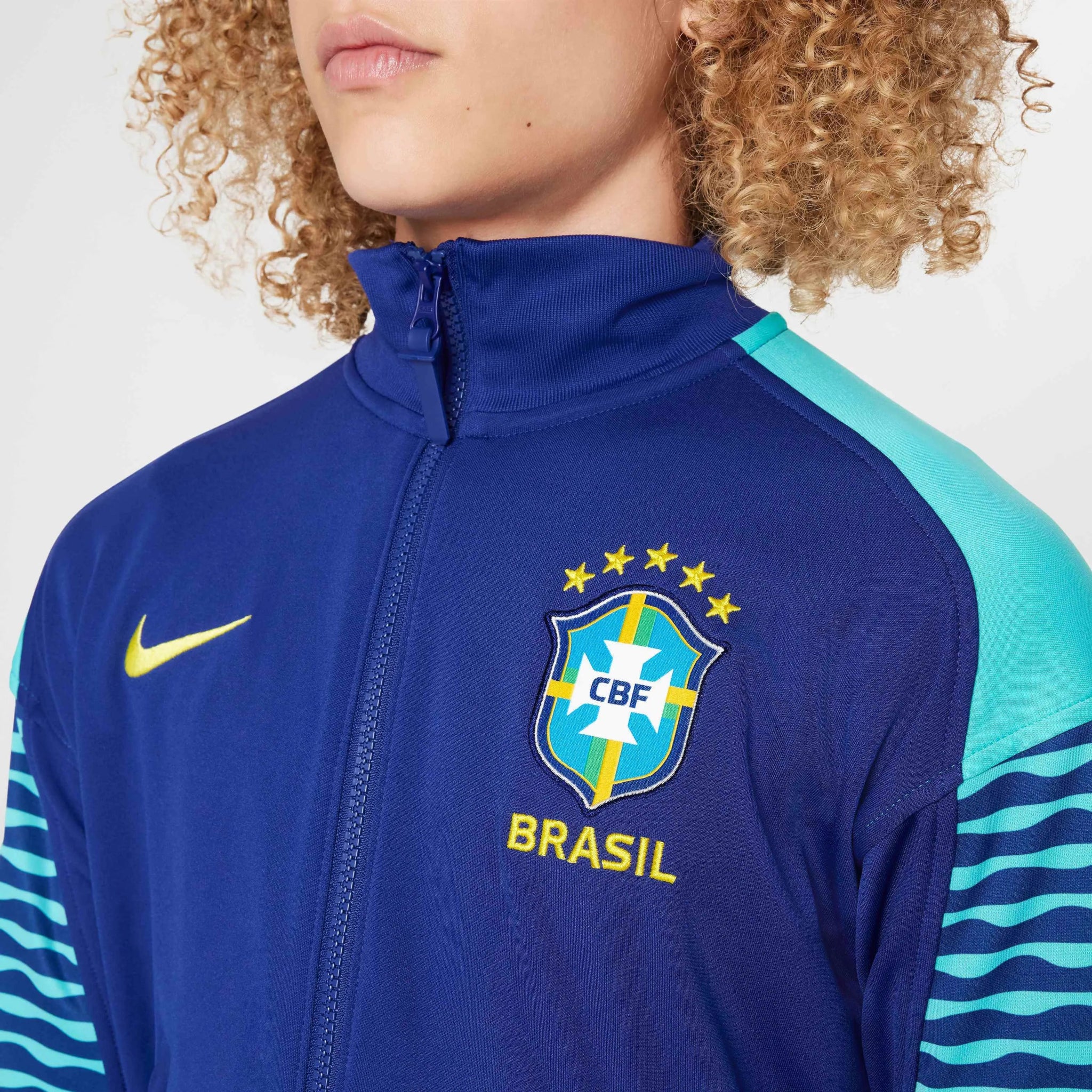 Nike 2024-25 Brazil Youth Anthem Jacket - Image 4