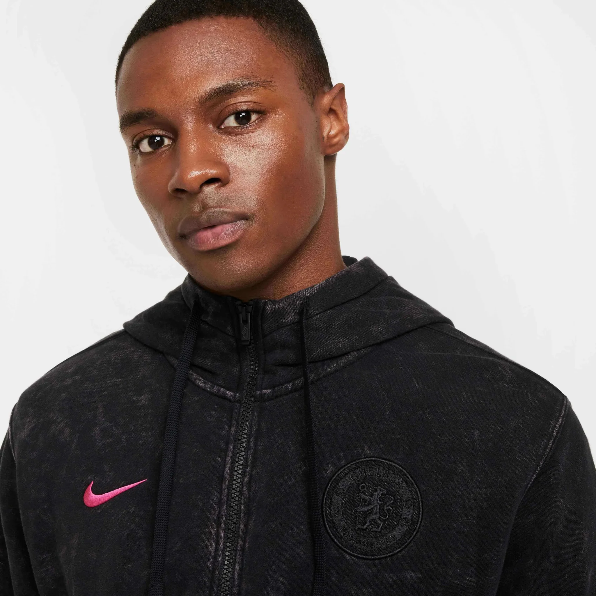 Nike 2024-25 Chelsea Men's Club FZ Hoodie - Image 3