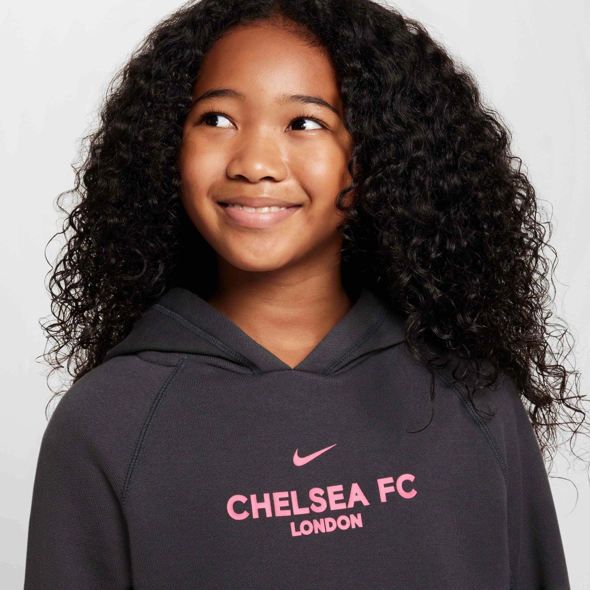 Nike 2024-25 Chelsea Youth Air Pullover Hoodie - Image 3