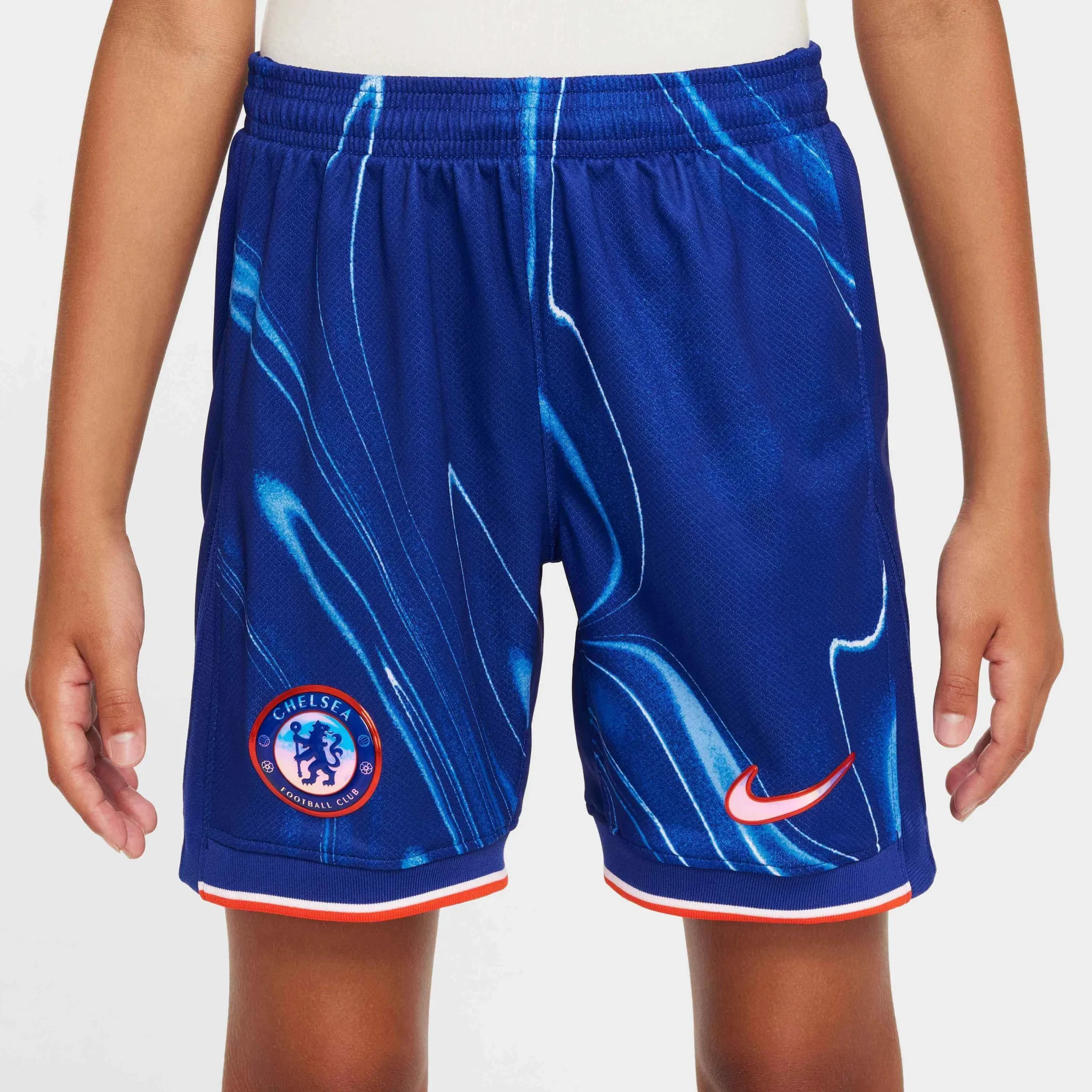 Nike 2024-25 Chelsea Youth Stadium Home Shorts - Image 3
