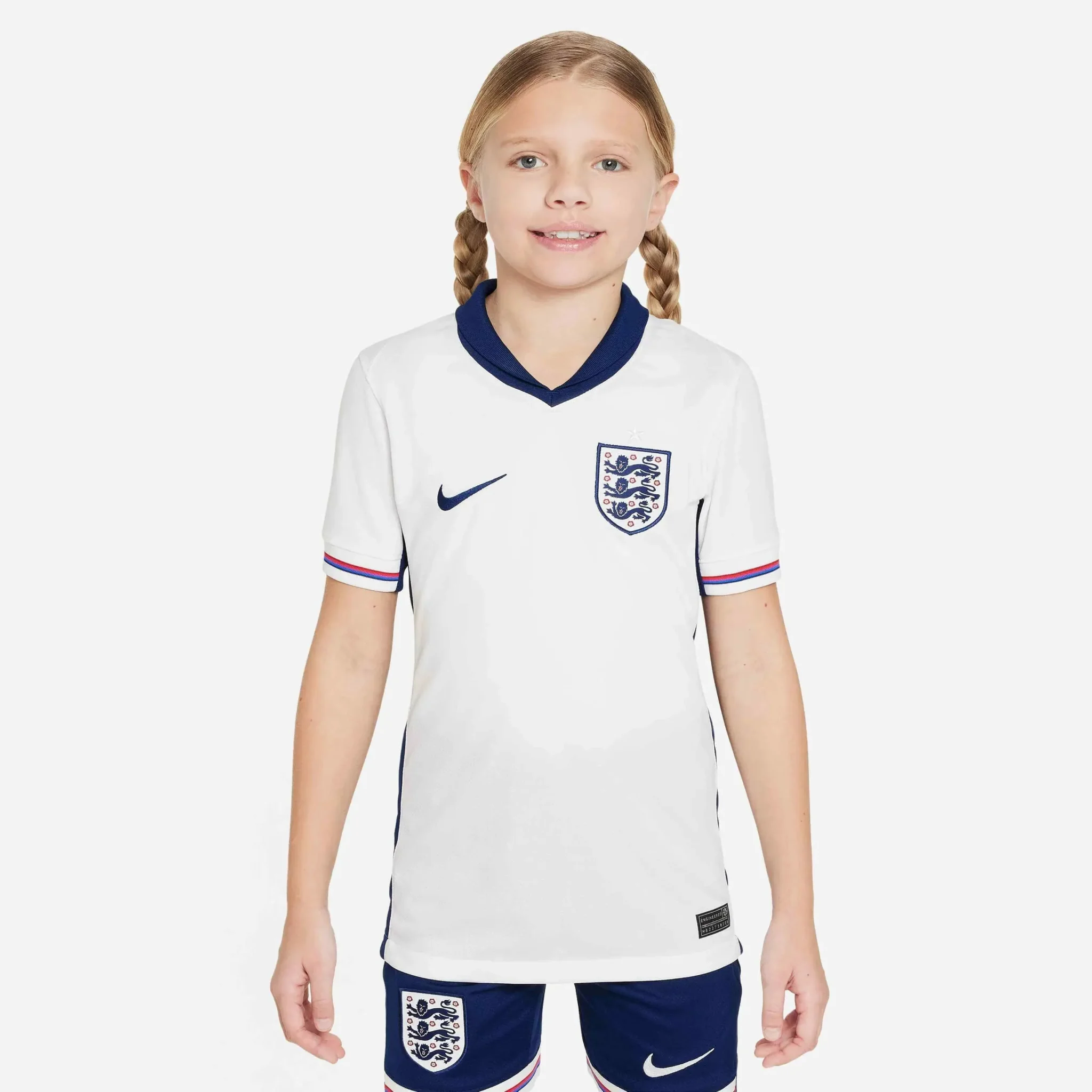 Nike 2024-25 England Youth Stadium Home Jersey - Image 3
