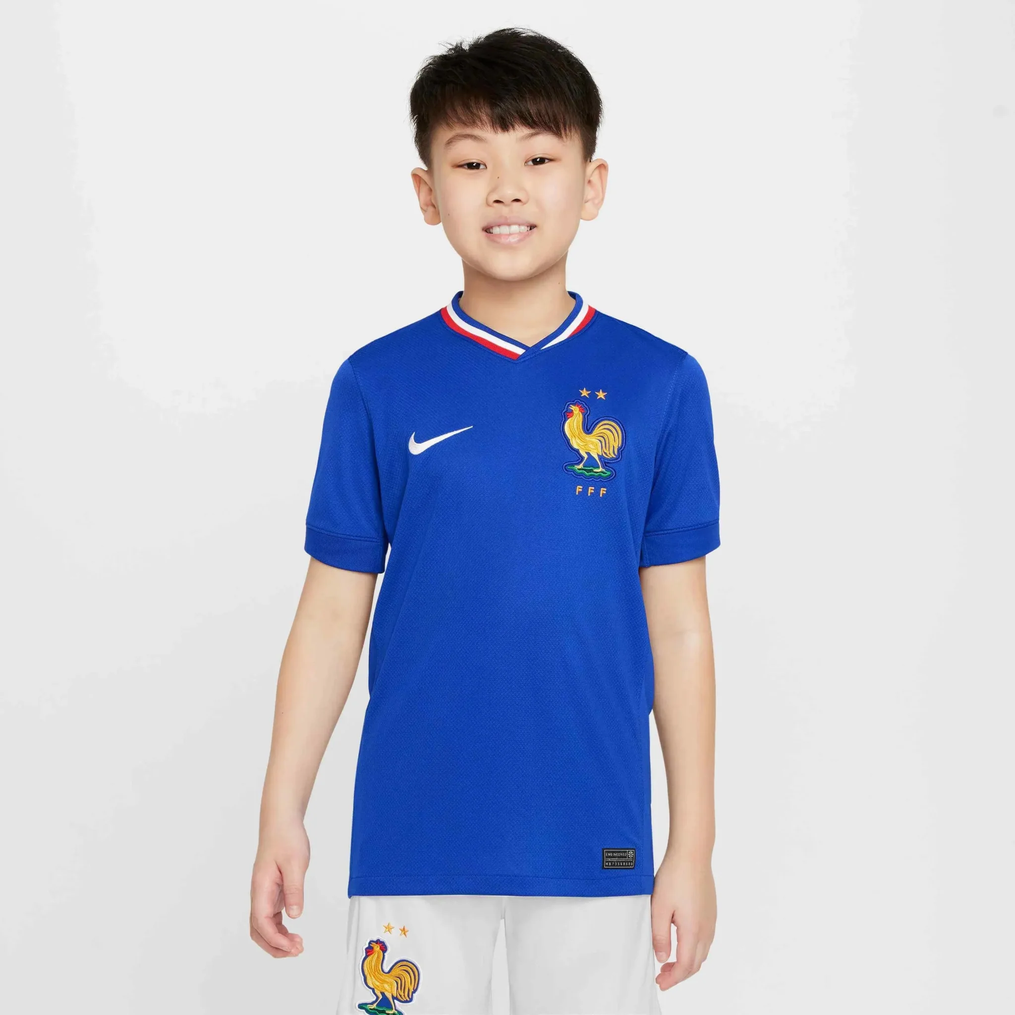 Nike 2024-25 France Youth Stadium Home Jersey - Image 3