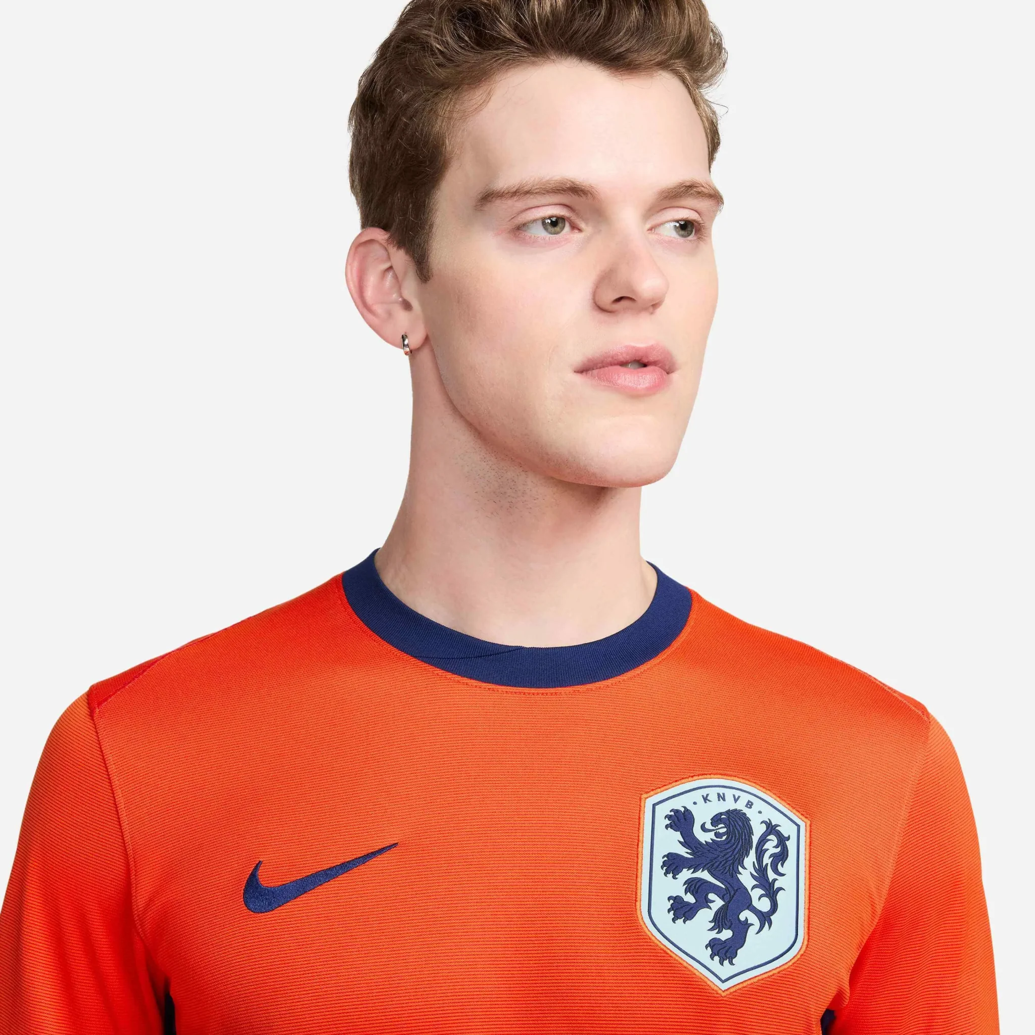Nike 2024-25 Netherlands Men's Stadium Home Jersey - Image 4