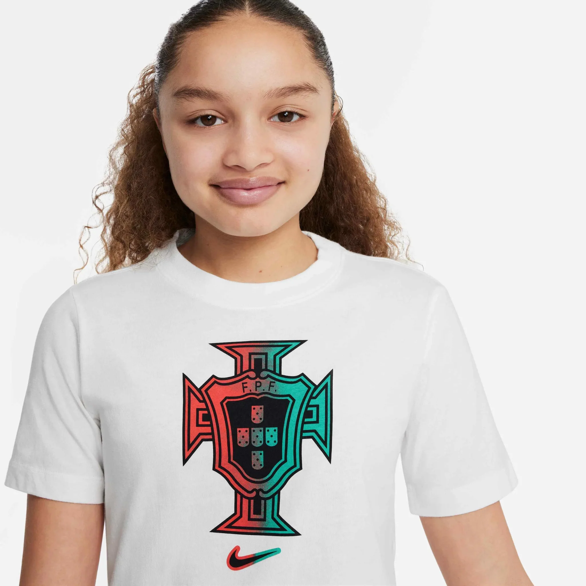 Nike 2024-25 Portugal Youth Crest Tee - Image 3