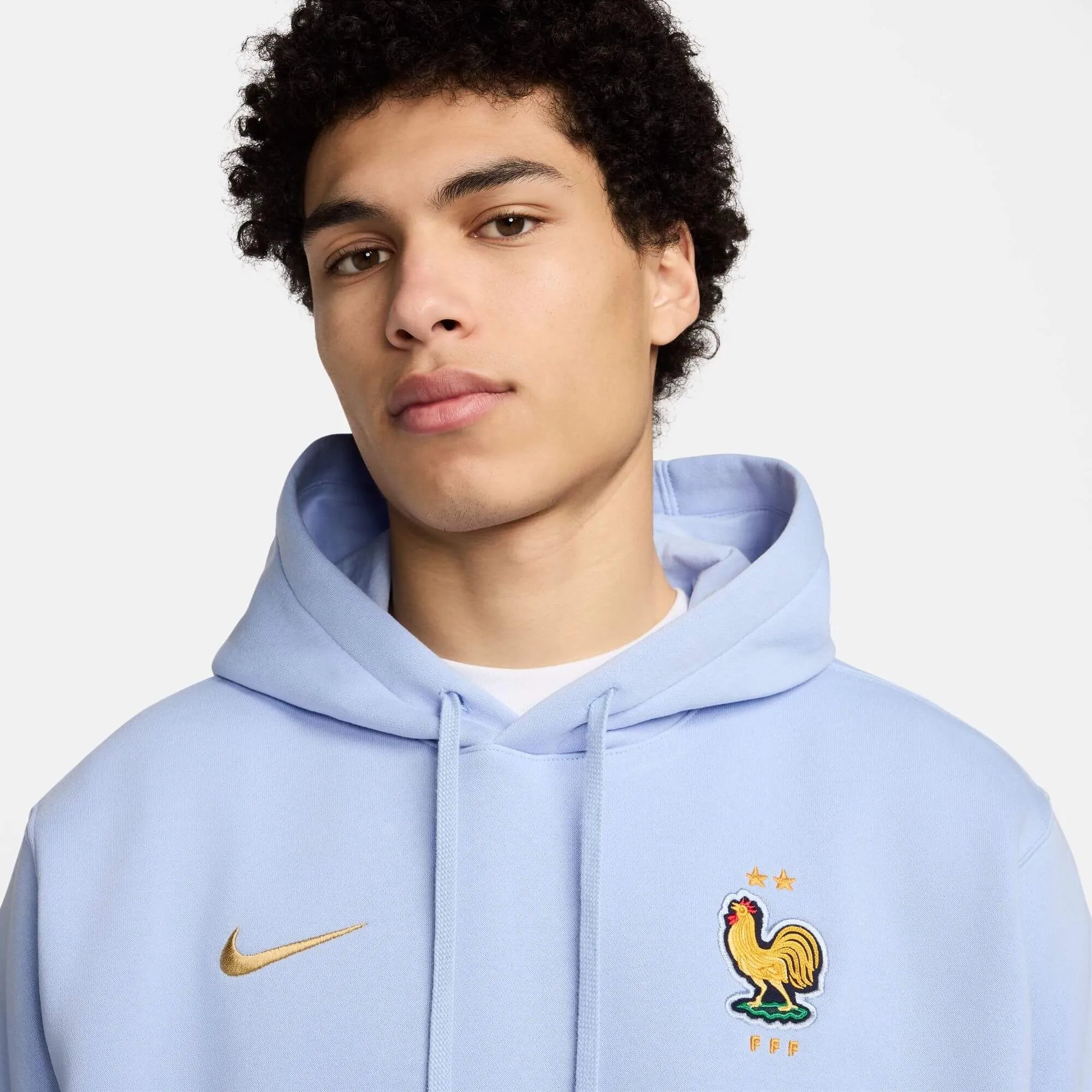Nike 2024-25 France Men's NSW Club PO Hoodie - Image 3