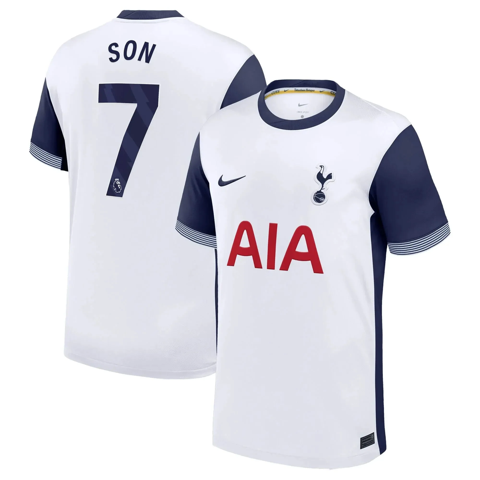 Nike 2024-25 Tottenham Men's Stadium Home Jersey - Image 7