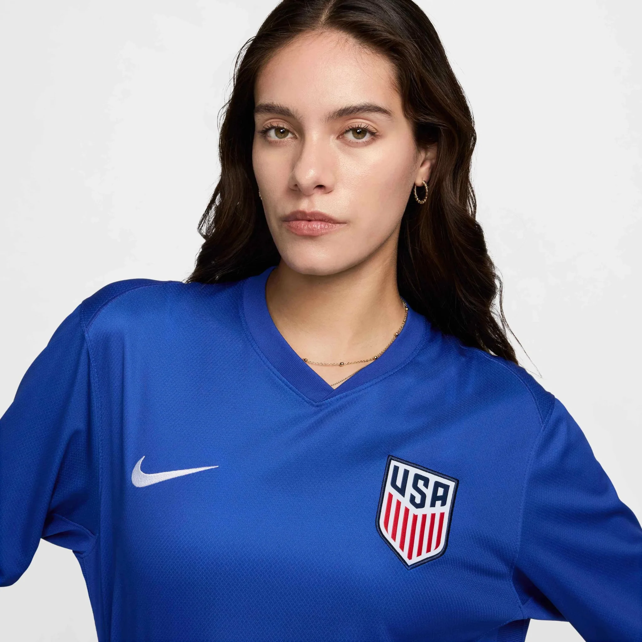 Nike 2024-25 USA Men's Stadium Away Long-Sleeve Jersey - Image 3