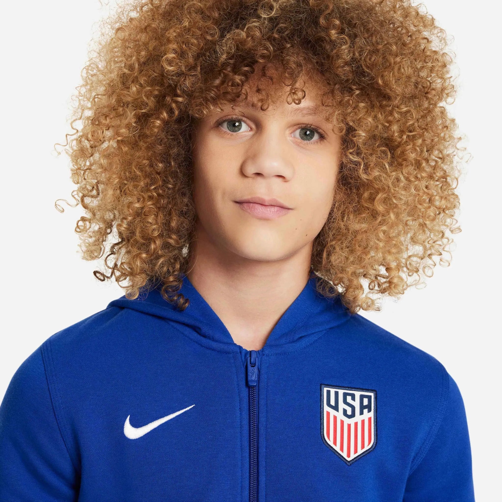 Nike 2024-25 USA Youth FZ French Terry Hoodie - Image 3
