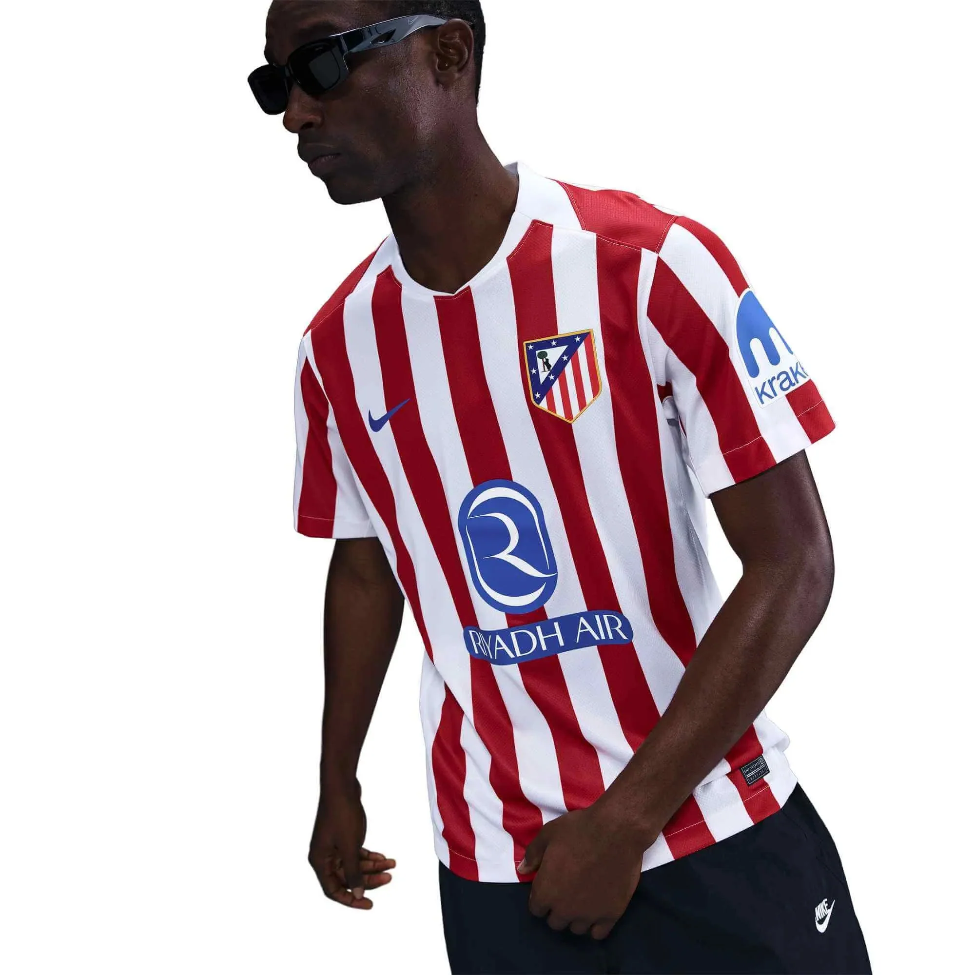 Nike 2025-26 Atletico Madrid Men's Stadium Home Soccer Jersey - Image 5