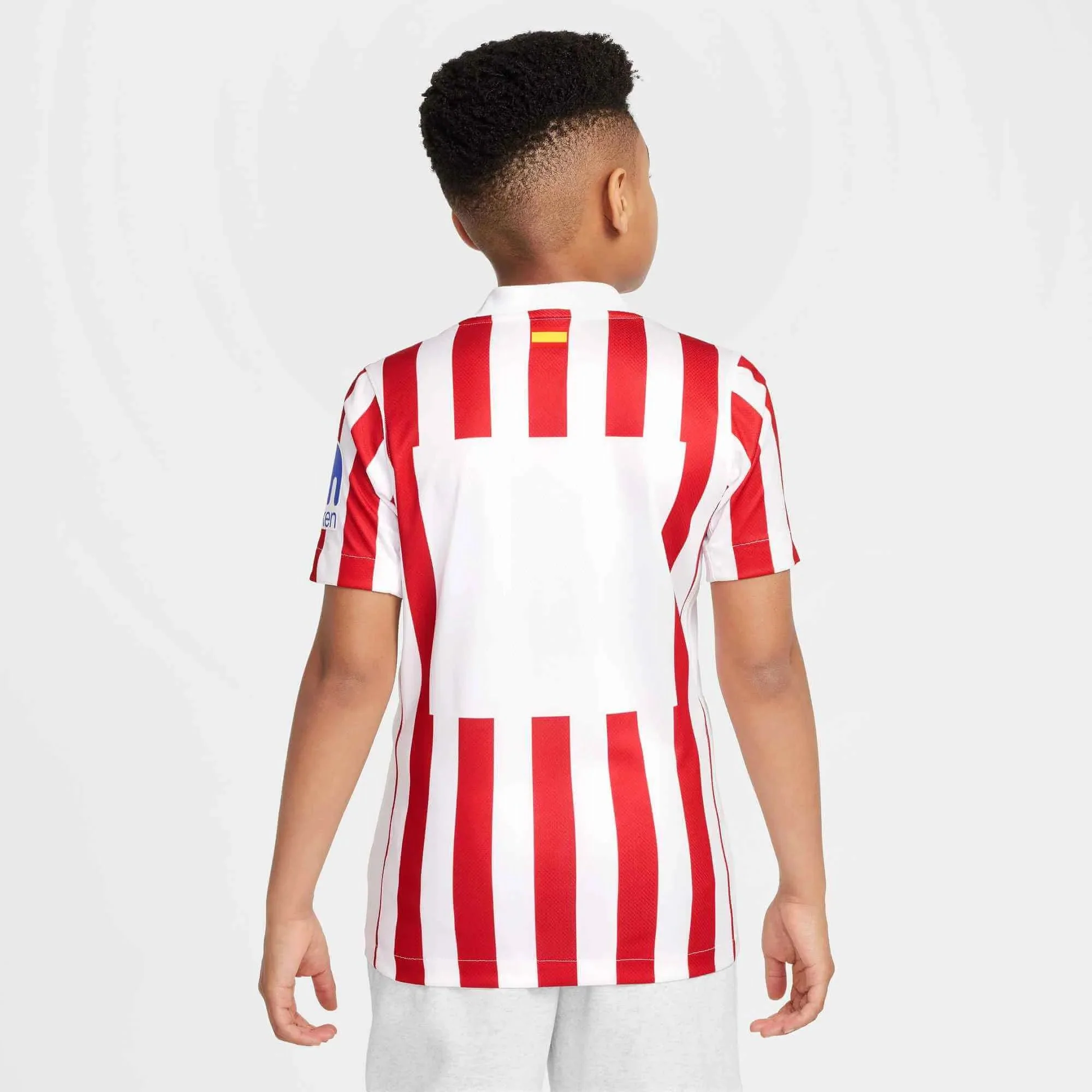 Nike 2025-26 Atletico Madrid Youth Stadium Home Soccer Jersey - Image 4